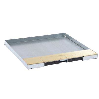 Tapa metal bronce para caja suelo sin marco 16/24 módulos Ref 0 881 22/25/41