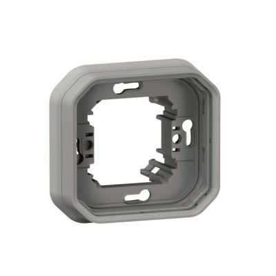 Marco de empotrar Plexo modular gris - 1 elemento