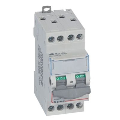 Interruptor seccionador DX³ -IS - 4P - 400 V~ - 20A - 2 módulos