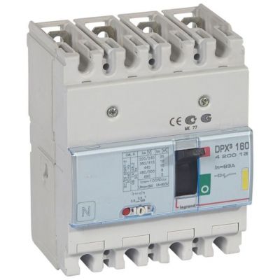 Automático MCCB DPX³ 160 - magnetotérmico - 4P - Icu 16 kA (400 V~) - In 63A