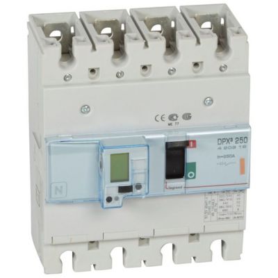 Automático MCCB DPX³ 250 - electrónico - 4P - Icu 25 kA (400 V~) - In 250A