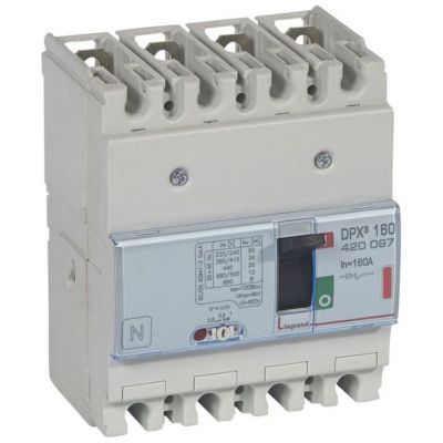 Automático MCCB DPX³ 160 - magnetotérmico - 4P - Icu 36 kA (400 V~) - In 160A