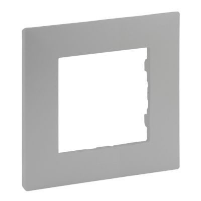 Placa embellecedora Niloé Step de 1 elemento de color aluminio