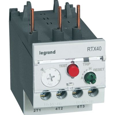 Relés térmicos RTX³ 40 - de 5 a 8A - para CTX³ 22 y 40