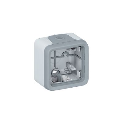 Caja con conos Plexo modular - 1 elemento - gris