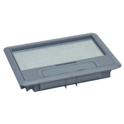 Tapa plástico para caja suelo rectangular 8/12 módulos Ref 0 880 20/23/39