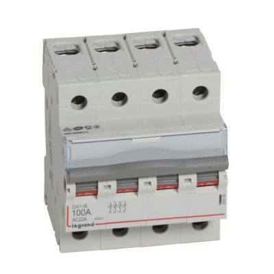 Interruptor seccionador DX³ -IS - 4P - 400 V~ - 100A - 4 módulos