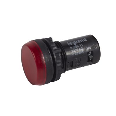 Indicador luminoso monobloque con LED integrado IP69 Osmoz completo - rojo - 230V~