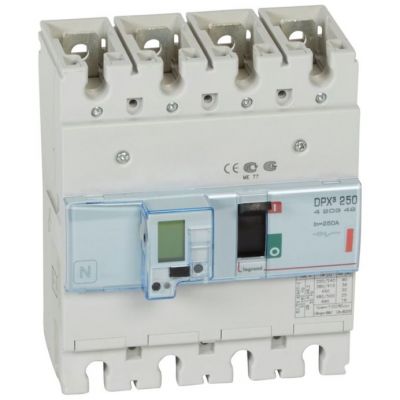 Automático MCCB DPX³ 250 - electrónico - 4P - Icu 36 kA (400 V~) - In 250A