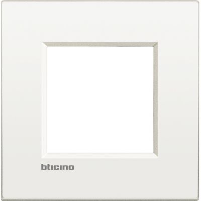 Placa embellecedora Livinglight AIR de color Blanco - 2 módulos
