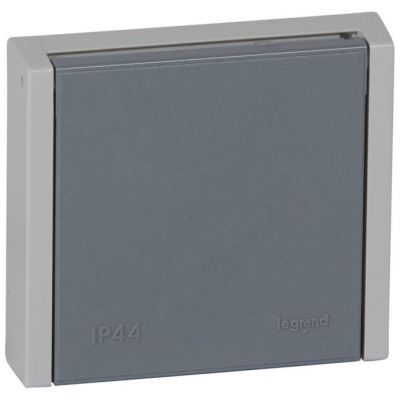 Base de corriente para empotrar 20A 3P+N+T 400V IP44. Color gris
