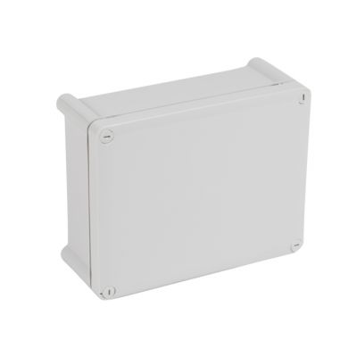 Caja Plexo IP55 IK07, rectangular, de 220x170x92mm. Sin entradas. Color gris