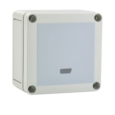 Detector de presencia microondas,ON/OFF, resistente IP66, techo o pared, montaje en superficie, bajo voltaje
