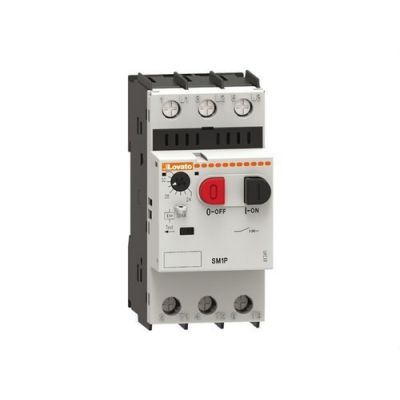Interruptor guardamotor pulsador regulación SM1P 0,63-1A