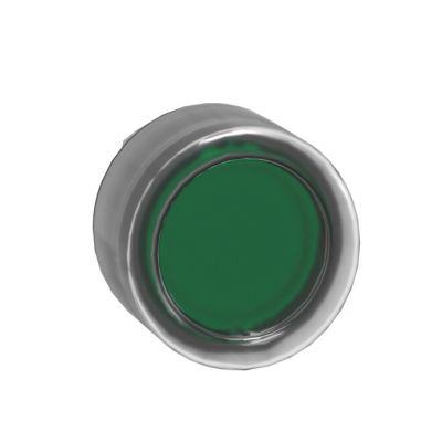Cabeza pulsador  goma led verde