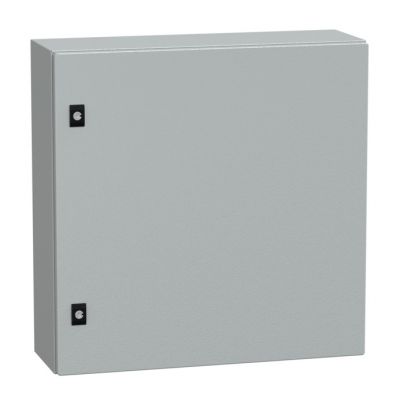 Spacial CRN con puerta ciega sin placa de montaje Alt600xAnch600xProf200; IP66; IK10; RAL7035