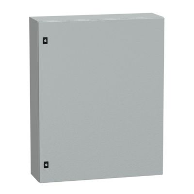 Spacial CRN con puerta ciega sin placa de montaje Alt1000xAnch800xProf250; IP66; IK10; RAL7035