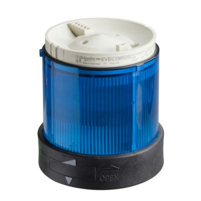 Unidad iluminada - luz fixa - azul - 250 v, máx.