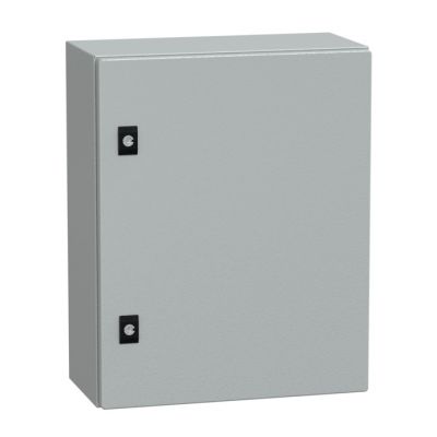 Spacial CRN con puerta ciega sin placa de montaje Alt500xAnch400xProf200 ; IP66; IK10; RAL7035