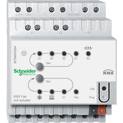 KNX - Actuador de Fan Coil carril DIN