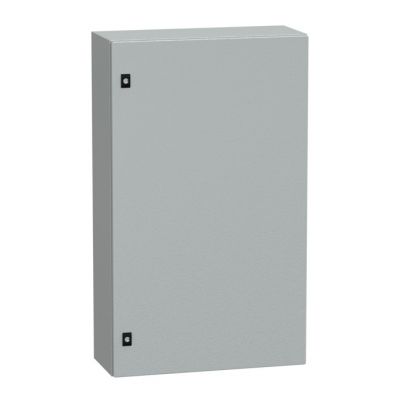 Spacial CRN con puerta ciega sin placa de montaje Alt1000xAnch600xProf250; IP66; IK10; RAL7035