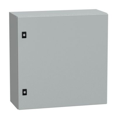 Spacial CRN con puerta ciega sin placa de montaje Alt600xAnch600xProf250; IP66; IK10; RAL7035