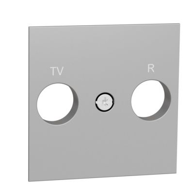 New Unica Caratula Toma TV/R Aluminio