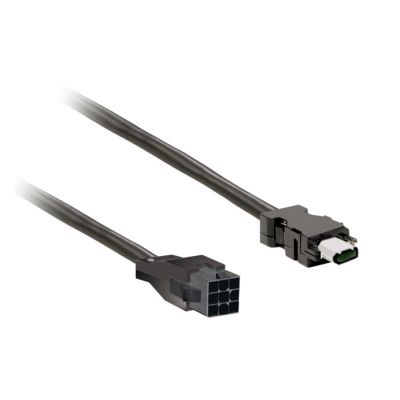 Cable de potencia  5 m apantallado 4 x 0,82 mm², BCH2 con conector rápido y el otro extremo abierto