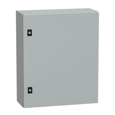 Spacial CRN con puerta ciega sin placa de montaje Alt600xAnch500xProf200 ; IP66; IK10; RAL7035