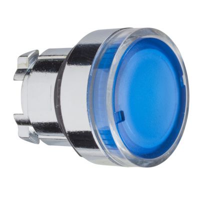 Harmony XB4 - Cabeza  pulsador  luminoso  rasante azul