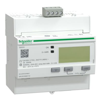 Triphase kwh meter rogcoil modbus