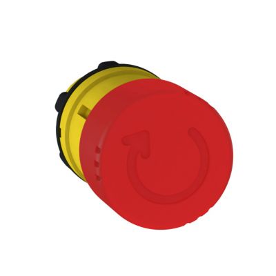 Harmony XB5 - Cabeza parada de emergencia, plástico, seta roja Ø30, Ø22, giro del gatillo para liberar