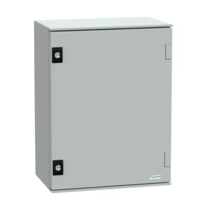 wall-mounting enclosure polyester monobloc IP66 H430xW330xD200mm ((*))