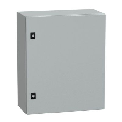 Spacial CRN con puerta ciega sin placa de montaje Alt600xAnch500xProf250; IP66; IK10; RAL7035
