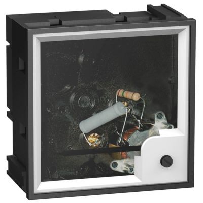 amperímetro analógico - 1,5 In sem mostrador - 72 x 72 mm
