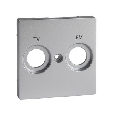 Caratula Toma TV/FM elegance Aluminio