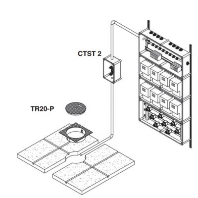 Caja de seccionamiento CTST2 160x110x65mm