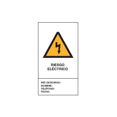 Señal advertencia Re200B riesgo eléctrico