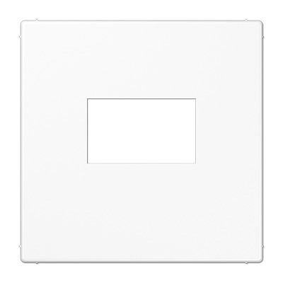 Placa toma USB LS blanco alpino