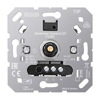Dimmer giratorio estándar para LED
