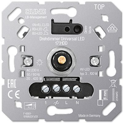 Dimmer giratorio universal para LED