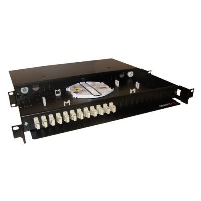 Kit Caja Distribuidora de Fibra Óptica Extraíbles (Pasamuros Multimodo/Monomodo) Extraíble 1 U Multimodo/Monomodo SC/LC Doble 24