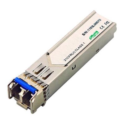 Módulos Gigabit Ethernet SFP (1.25Gb/s) 1.25 Gb/s 20 km / 550 m LC MM 1310 nm