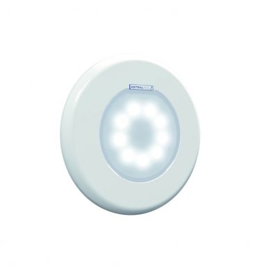 FlexiNiche: embellecedor blanco + punto de luz blanco DC