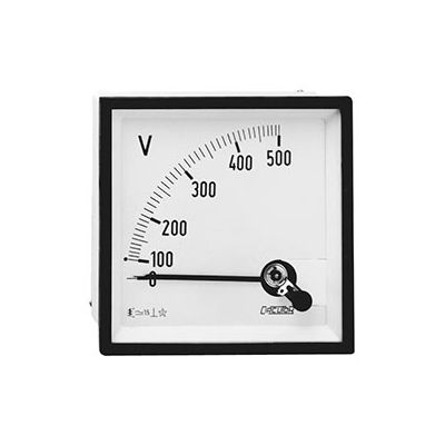 Voltímetro para medida en alterna, hierro móvil, panel 96x96