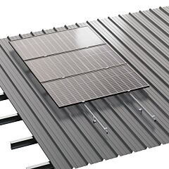 Soporte coplanar 03V para cubierta metálica 5 módulos