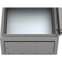 Placa pasacables 4, ral7035