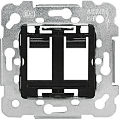 Iris, soporte para toma doble rj11-rj45