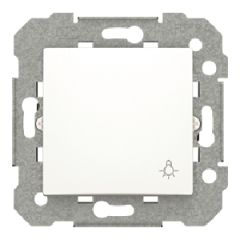 Viva, pulsador na, logo luz, viva, blanco sin garras 10 a 250 vac