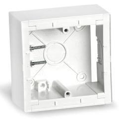 Viva, caja superficie modular, blanca pc-asa.